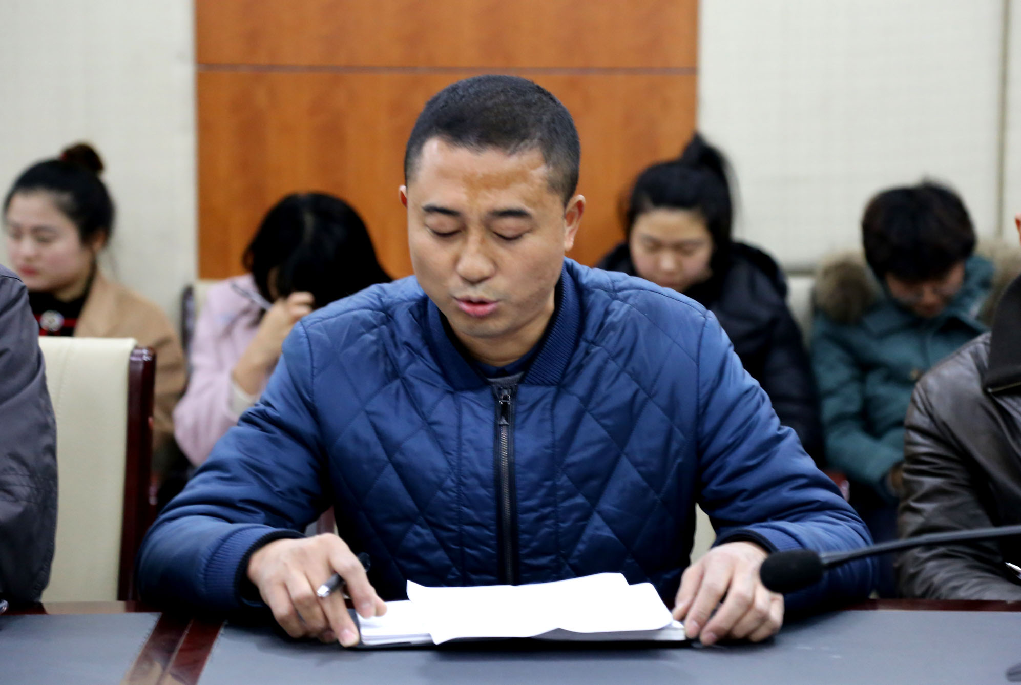 马传松书记为党委中心组宣讲党的十九大精神