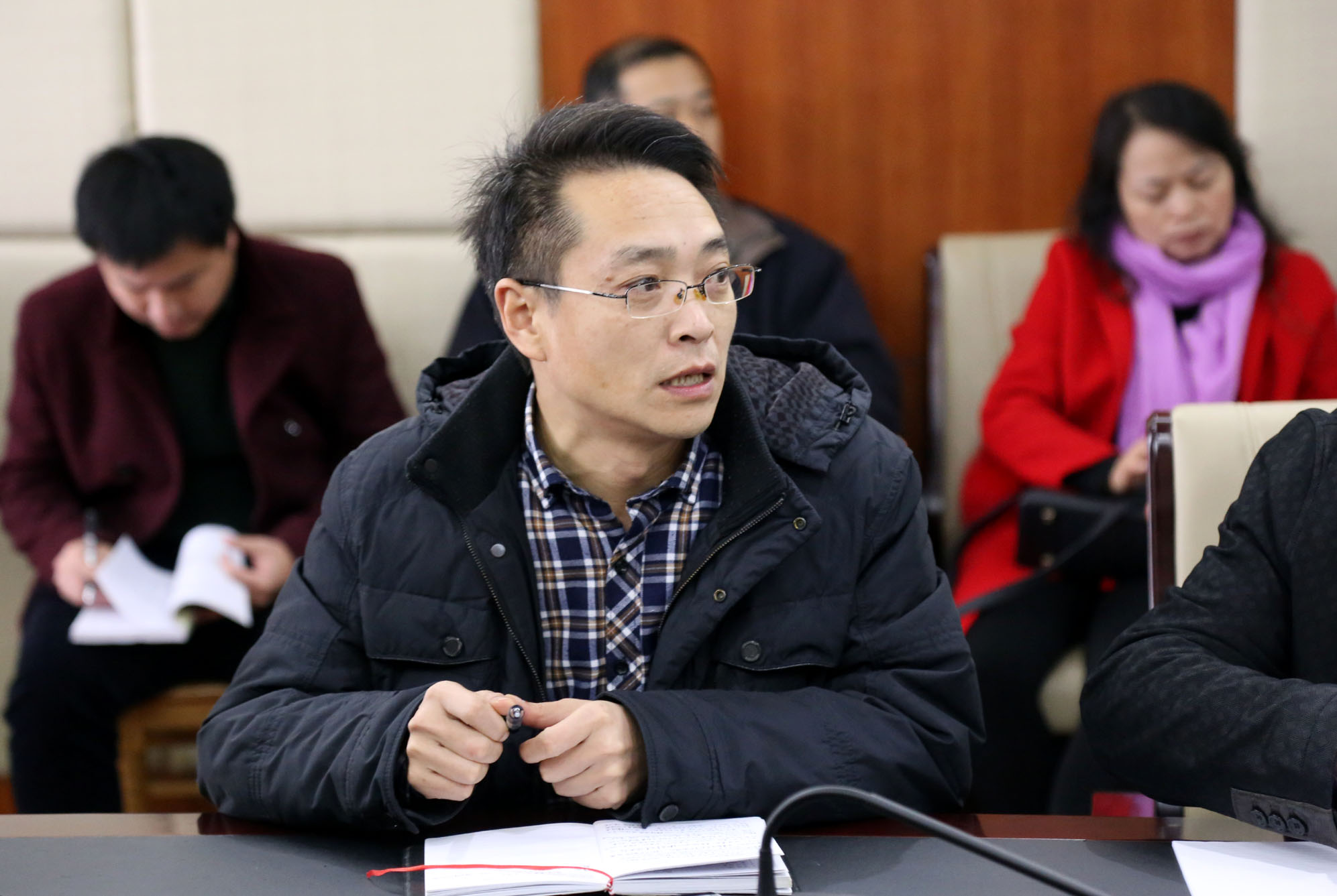 马传松书记为党委中心组宣讲党的十九大精神